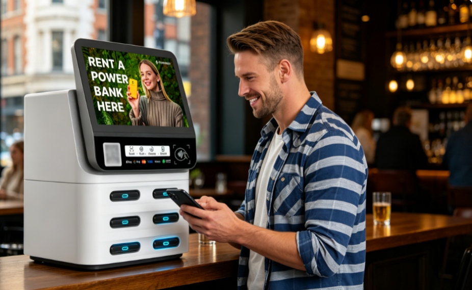 Banco de energía POS en Alemania en restaurantes, cafeterías y zonas de alto tráfico, Litapower garantiza ingresos estables